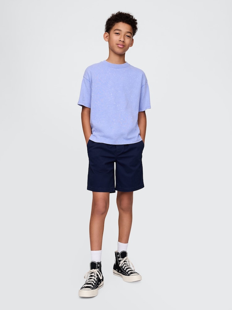 Gap Blue Relaxed Easy Shorts (4-13yrs) - Image 1 of 4