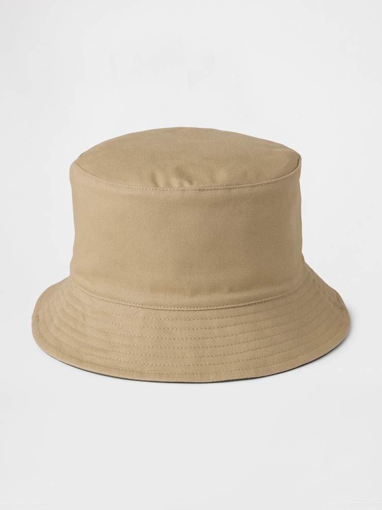 Gap Beige & Green Kids Reversible  Bucket Hat (4-10yrs) - Image 1 of 2
