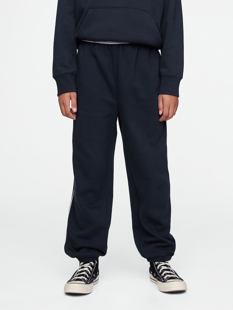Azul marino - Pantalones de chándal suaves con forro polar y logo de estilo vintage de Gap (4-13 años) - Imagen 1 de 5