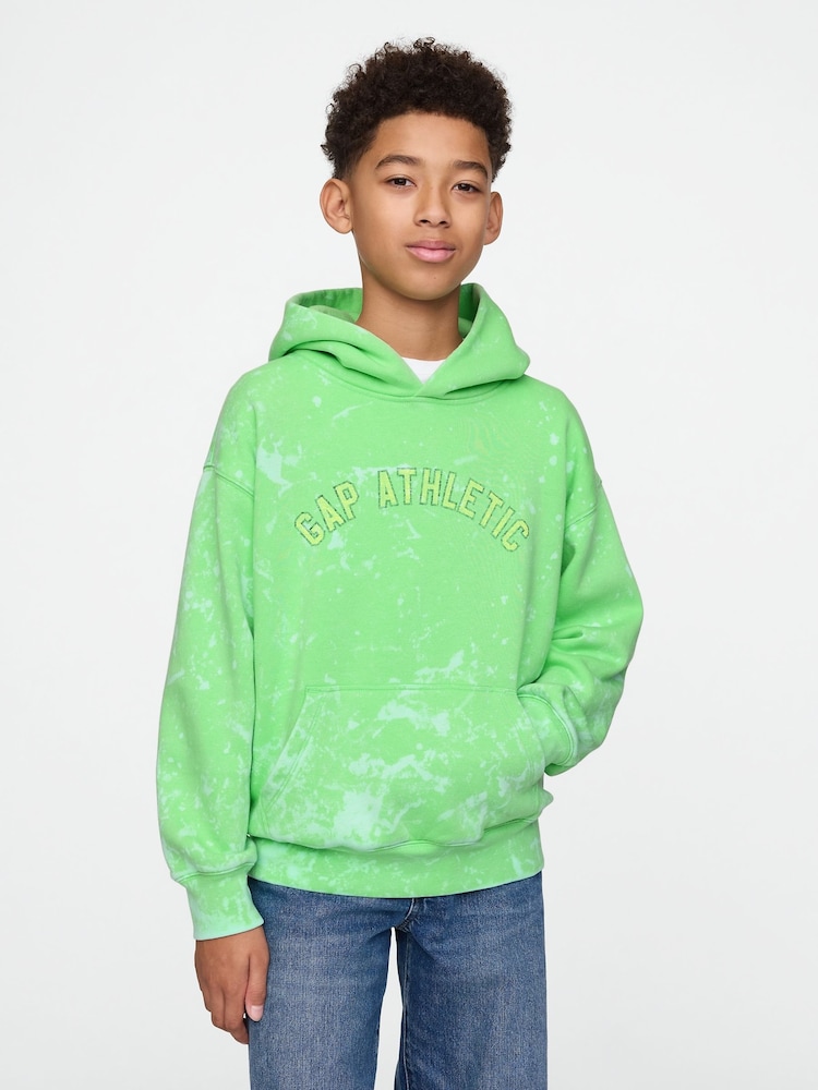 Gap Green Vintage Soft Logo Hoodie (4-13yrs) - Image 1 of 6