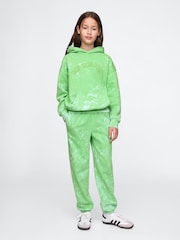 Gap Green Vintage Soft Logo Hoodie (4-13yrs) - Image 5 of 6