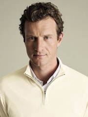 Charles Tyrwhitt Merino-Pullover mit RV-Kragen - Bild 2 von 5