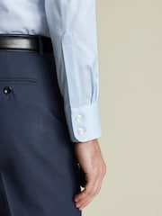 Charles Tyrwhitt Blue Classic Fit Egyptian 100% Cotton Stripe Shirt - Image 3 of 6