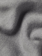 Charles Tyrwhitt Grey Merino Zip Neck Jumper - Image 5 of 5