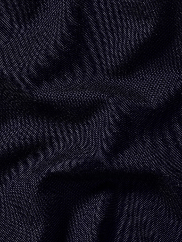 Charles Tyrwhitt Blue Plain Classic Fit Button Down Stretch Washed Oxford 100% Cotton Shirt - Image 4 of 4