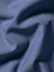 Charles Tyrwhitt Blue Slim Fit Plain Button Down Stretch Washed 100% Cotton Oxford Shirt - Image 6 of 6