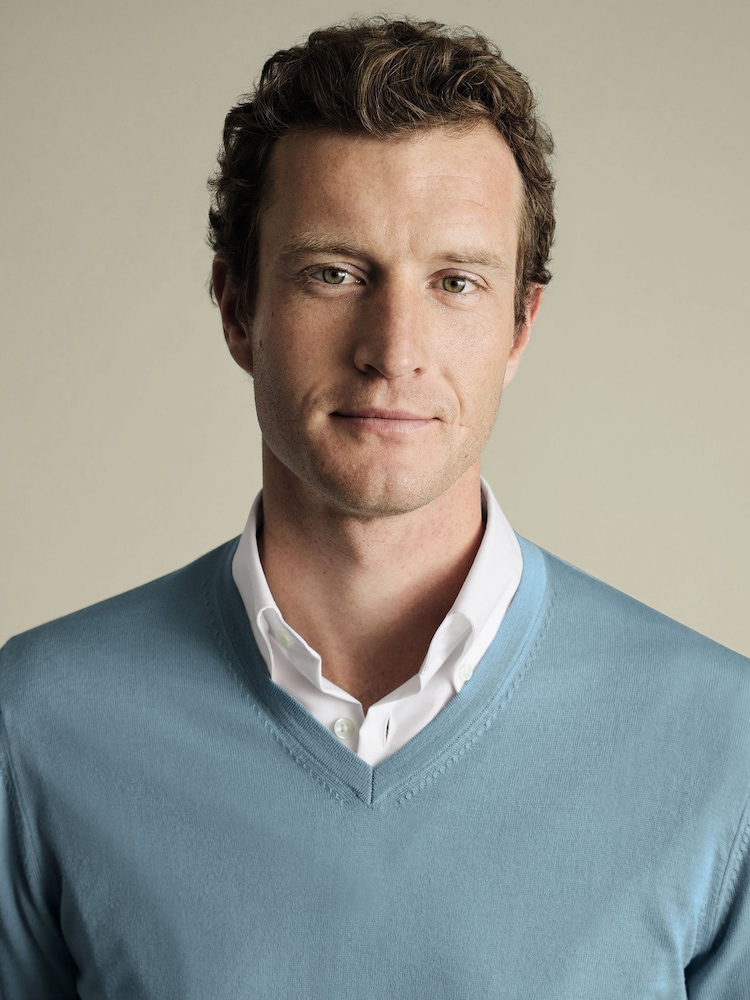 Charles Tyrwhitt Merino V-Neck Jumper - Bild 2 von 5