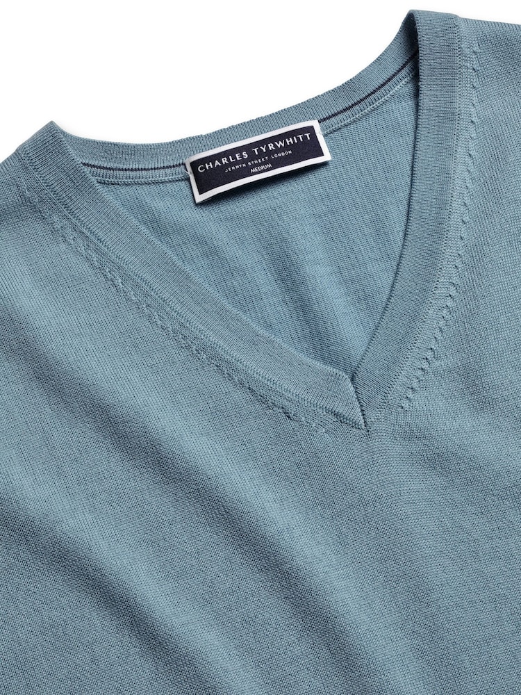 Charles Tyrwhitt Merino V-Neck Jumper - Bild 5 von 5