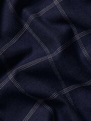 Charles Tyrwhitt Blue Extra Slim Fit Check Non Iron Twill 100% Cotton Shirt - Image 7 of 7