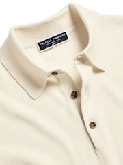 Charles Tyrwhitt Natural Merino Polo Neck Jumper - Image 4 of 5