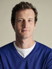 Charles Tyrwhitt Blue Merino V-Neck Jumper - Image 2 of 5