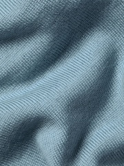 Charles Tyrwhitt Green Merino Zip Neck Jumper - Image 5 of 5