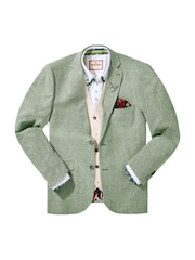 Joe Browns Green Linen Blend Blazer - Image 2 of 5