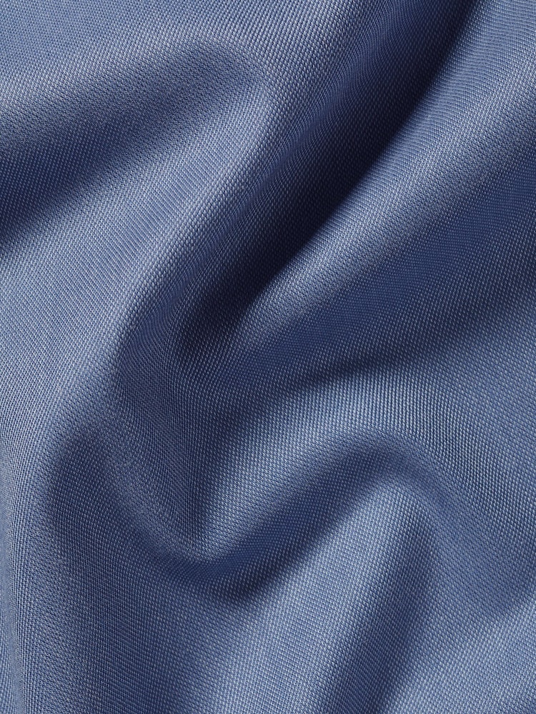 Charles Tyrwhitt Blue Slim Fit Cutaway Collar Non Iron Twill 100% Cotton Shirt - Image 6 of 6