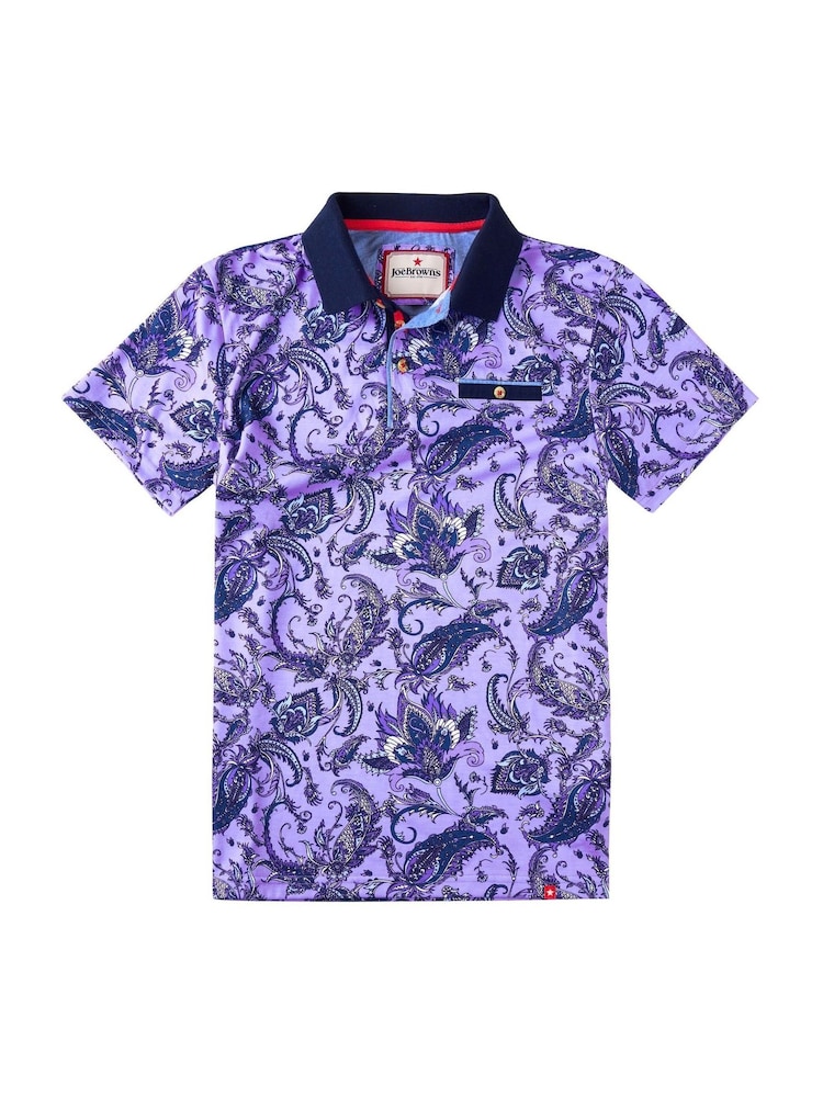 Cămașă polo cu Imprimeuri imprimeu paisley Joe Browns - Imaginea 7 din 7