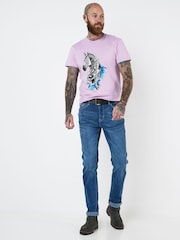 Joe Browns Musical Zebra Graphic Print 100% Cotton T-Shirt - صورة 2 من 5