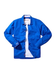 Joe Browns Blue Linen Blend Long Sleeve Shirt - Image 7 of 7