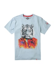 Joe Browns Hawaiian Tiger Graphic Print 100% Cotton T-Shirt - صورة 7 من 7