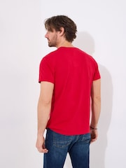 Joe Browns Red Motors Helmet and Engine Graphic 100% Cotton T-Shirt - Image 4 of 5