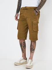 Joe Browns Brown Multi Pocket Cargo Shorts - Image 1 of 5