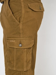 Joe Browns Brown Multi Pocket Cargo Shorts - Image 4 of 5