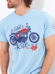Joe Browns Lucky Wheels Motorcycle T-Shirt - صورة 3 من 5