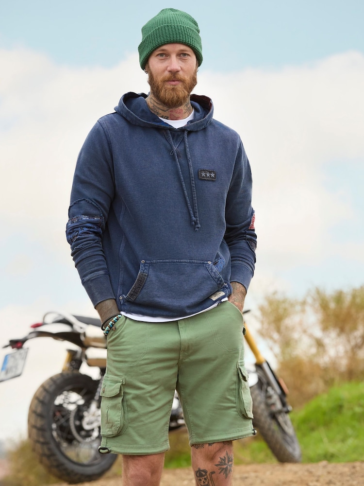 Joe Browns Blue Limited Edition Bandana Hoodie - Image 1 of 7