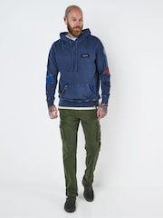 Joe Browns Blue Limited Edition Bandana Hoodie - Image 2 of 7