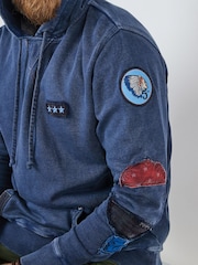 Joe Browns Blue Limited Edition Bandana Hoodie - Image 5 of 7