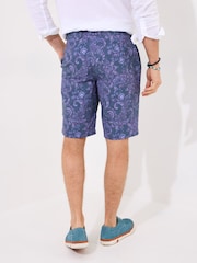 Joe Browns Purple Paisley Print Summer Shorts - Image 4 of 5