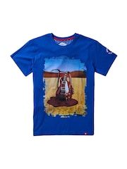 Joe Browns Blue Melting Guitar Graphic 100% Cotton T-Shirt - Image 5 of 5