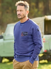 Joe Browns Blue Limited Edition Bandana Sweatshirt - Image 2 of 7