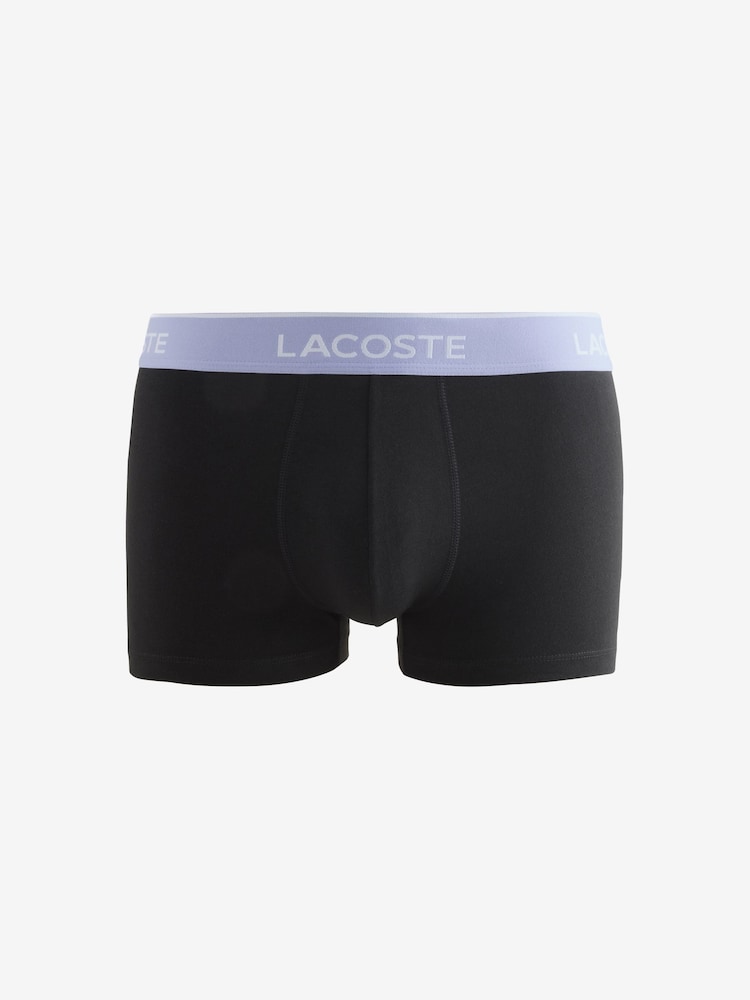 Kohle schwarz - Lacoste – Stretch-Baumwoll-Unterhosen im 3er-Pack - Bild 2 von 4