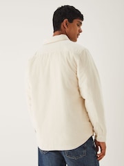 Crema - Lacoste Lightweight Corduory Shirt - Imagen 2 de 5