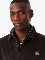 Lacoste Brown Heavy Corduroy Shirt - Image 4 of 9