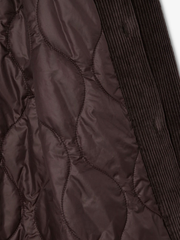 Lacoste Brown Heavy Corduroy Shirt - Image 9 of 9