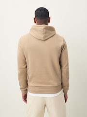 Lacoste Camel Logo Cotton Hoodie - Image 2 of 6