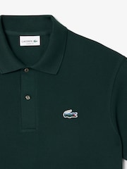 Lacoste Green Classic Fit Landscape Crocodile Polo Shirt - Image 2 of 2