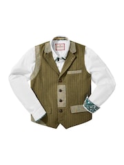 Joe Browns Green Striped Waistcoat - Image 7 of 7
