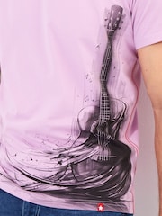 Joe Browns Sketchy Guitar Graphic 100% Cotton T-Shirt - Bild 3 von 5