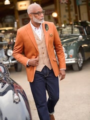 Joe Browns Orange Terracotta Blazer - Image 2 of 8