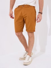 Joe Browns Orange Washed Chinos Shorts - Image 1 of 5