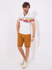 Joe Browns Orange Washed Chinos Shorts - Image 2 of 5