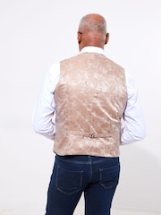 Joe Browns Brown Summer Check Waistcoat - Image 2 of 5