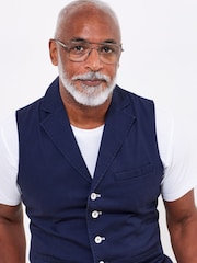 Joe Browns Blue Vintage Workwear Twill Waistcoat - Image 3 of 4
