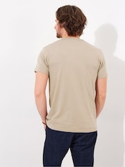 Joe Browns Washed Graphic Print Henley 100% Cotton T-Shirt - Bild 2 von 5