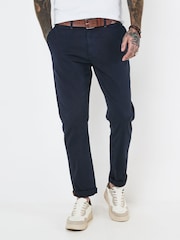 Joe Browns Blue Straight Leg Chino Trousers - Image 1 of 5