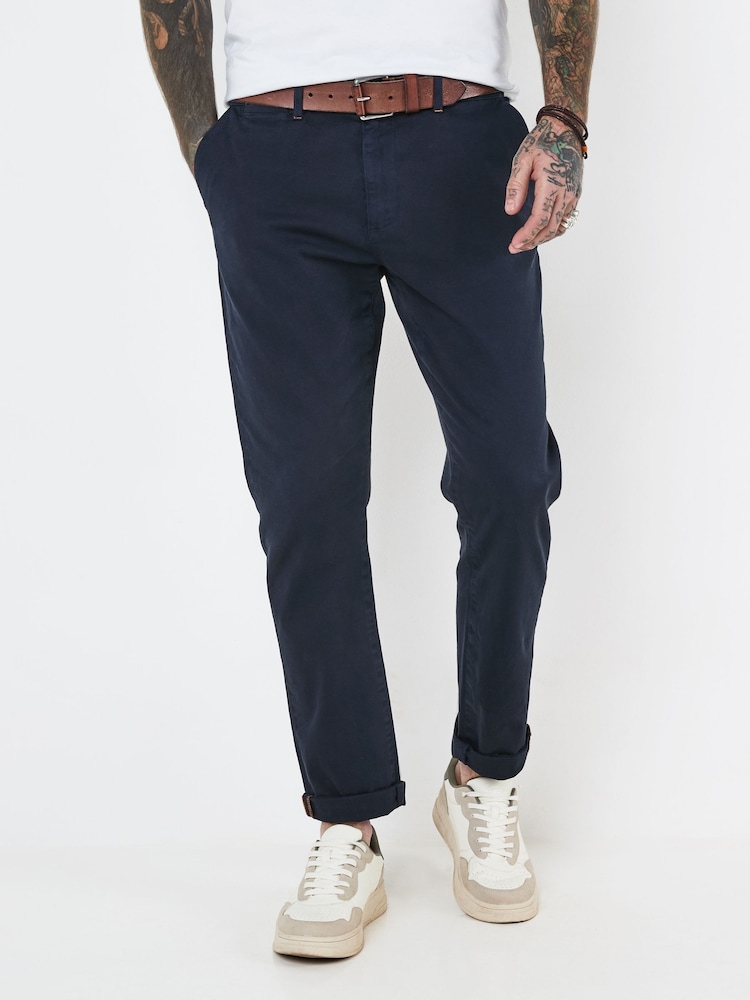 Joe Browns Blue Straight Leg Chino Trousers - Image 1 of 5