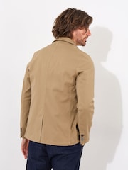Joe Browns Brown Vintage Workwear Twill Blazer - Image 3 of 7