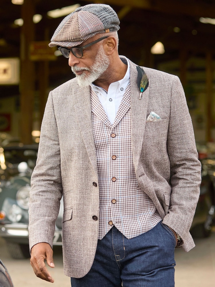 Joe Browns Brown Woven Blend Blazer - Image 1 of 7